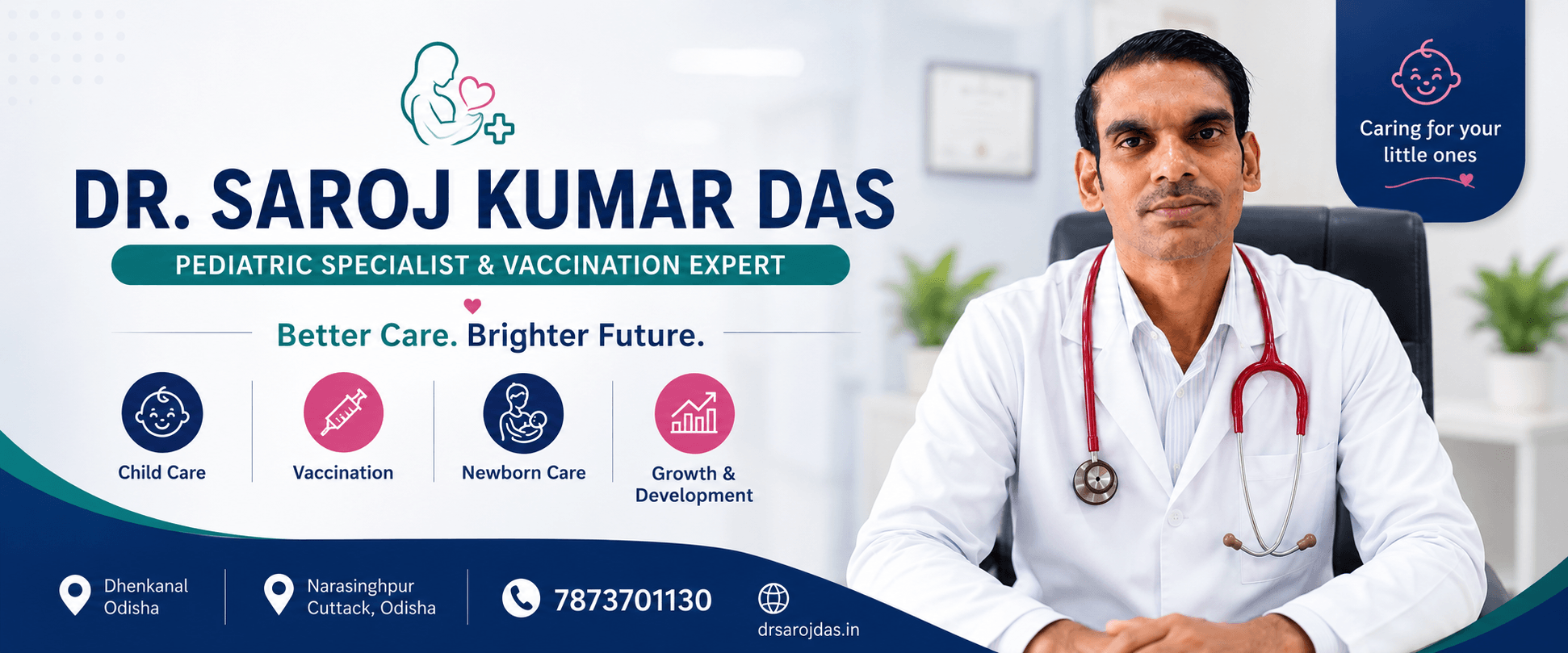 Best Pediatrician in Dhenkanal | Dr. Saroj Kumar Das | Child Specialist