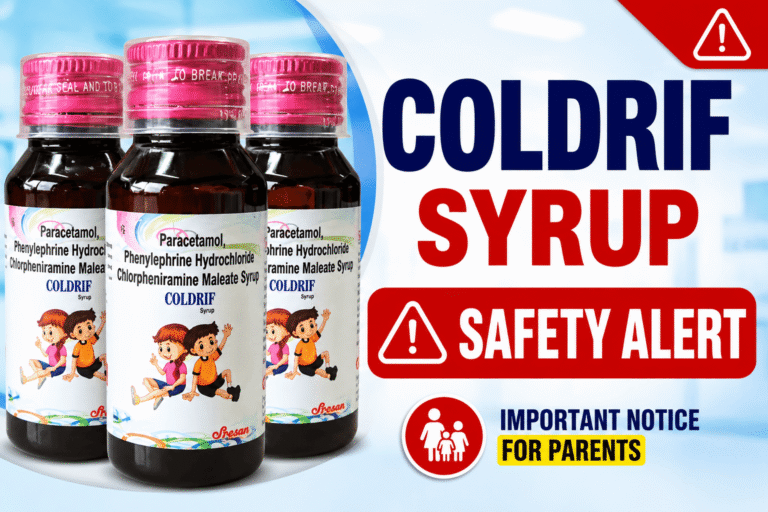 Coldrif Kid Cough Syrup Safety Alert
