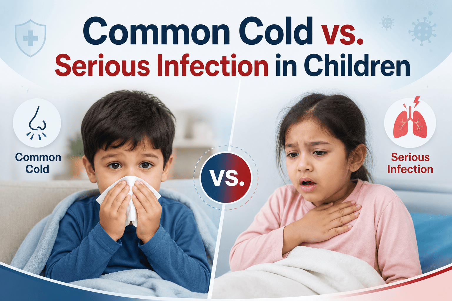 Common cold vs serious infection